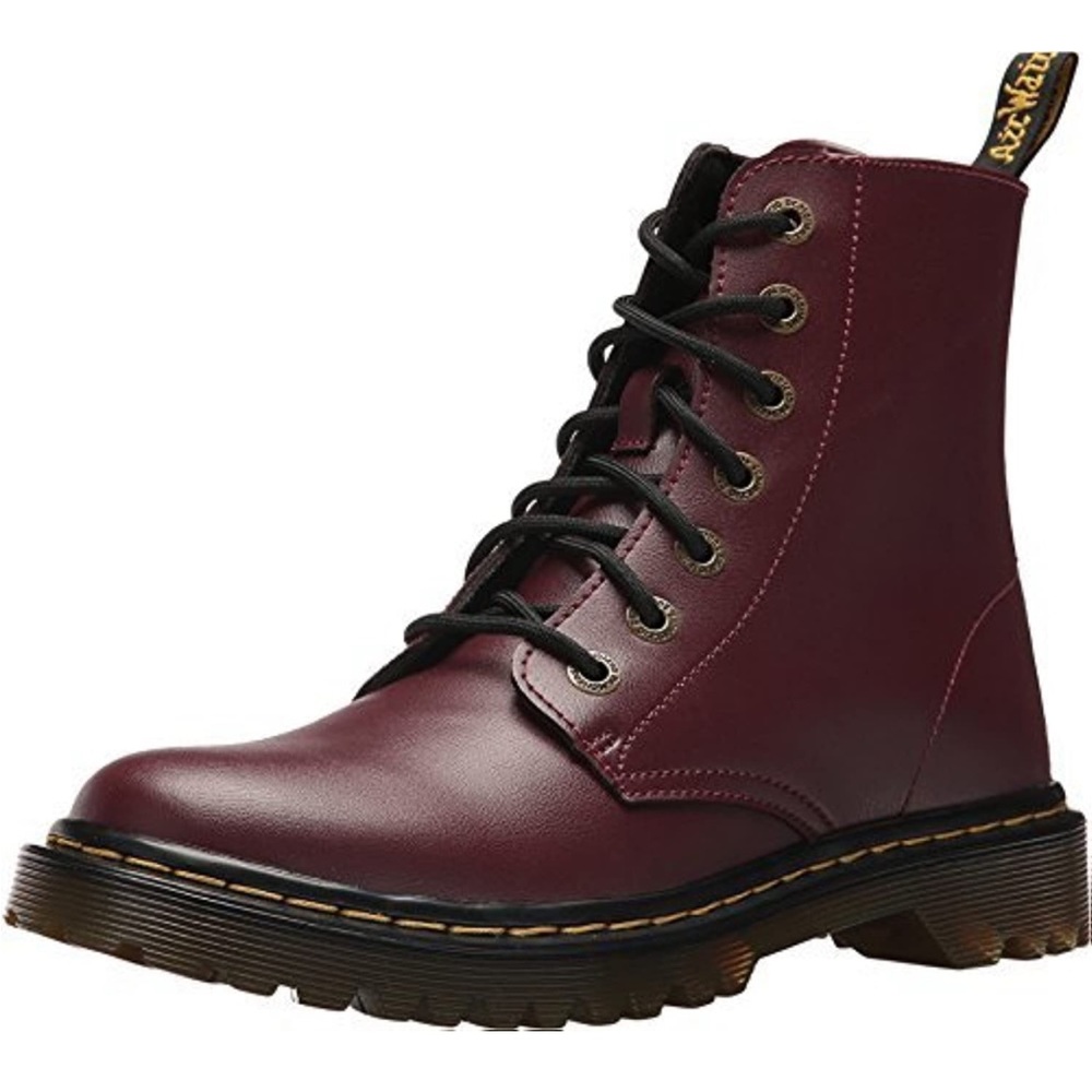 Dr. Martens Cherry Red Luana Lace Up Combat Boots Women's Size 5